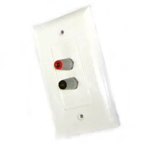 Oc101 - Wall Plate Binding Post 2Pos Red/Blk 1