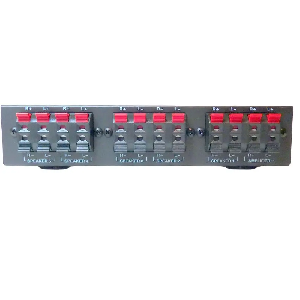 44-505 - Speaker Selector Switch Box 5Way Push 5W Rms Per Channel 2