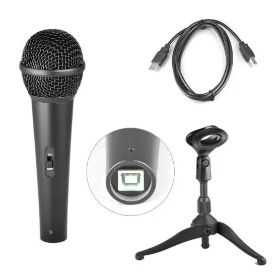 Pdmicusb6 - Microphone Dynamic With Usb Wire And Stand 1