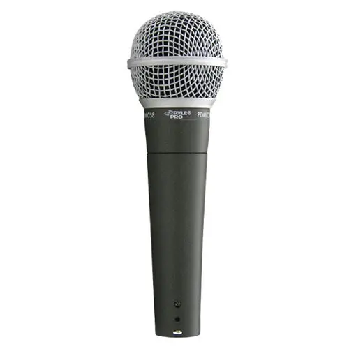 Pdmic58 - Microphone Dynamic W/Wire 600R 50-15Khz 15Ft Microphone Cable 1