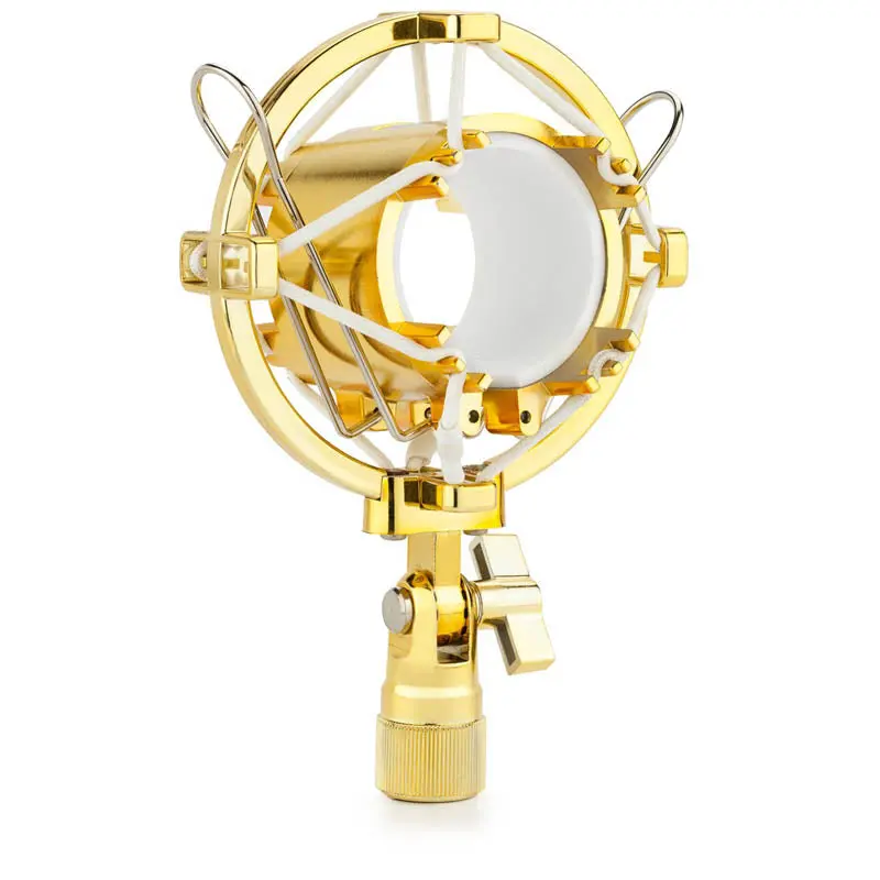 Psm8s - Micrphone Shock Holder Gold For 44-47Mm Mic 1