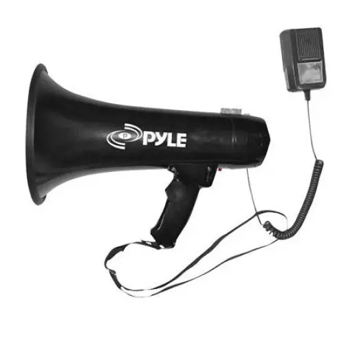 Pmp43in - Megaphone 40W Detachable Mic Siren And 3.5Mm Aux-In For Music 1