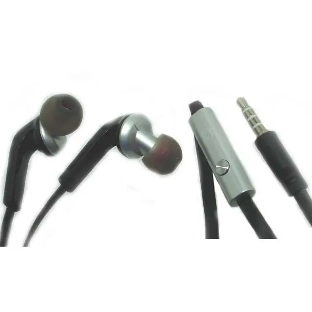 72412 - Earphone 32R 3.5Mm W/Mic Silver 3.6Ft 32Mw 1