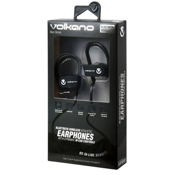 Vk-1008 - Earphones W/Mic And In Ear Control Bluetooth With Ear Hooks 1