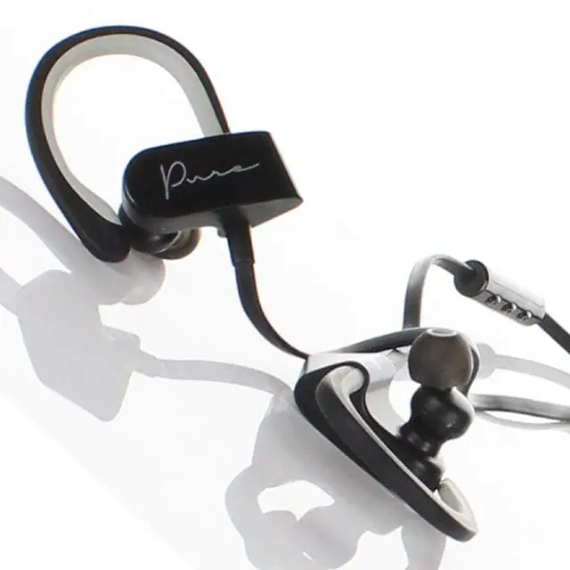 72322 - Earphone Bluetooth W/Mic Black And White Wireless Bat 110Mah 5Vdc 1