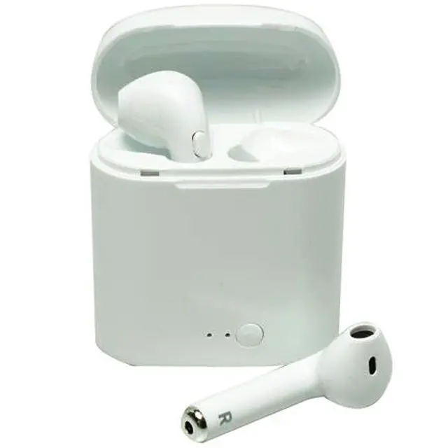 Xbe9-0107-Wht - Earphone Bluetooth W/Mic White Wireless Rechargeble 1