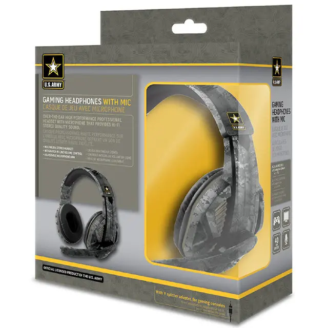 23757-Us - Headphone Stereo For Gaming W/ Adjustable Microphone Arm 1