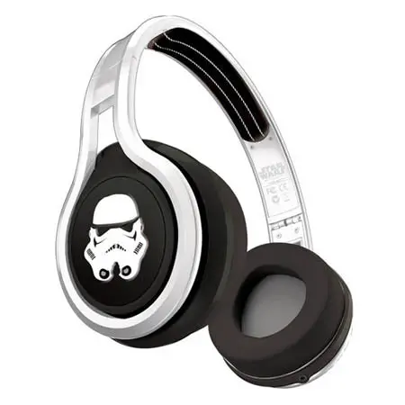 Atp-593 - Headphone Stereo On-Ear White Wired Starwars Stormtrooper 1