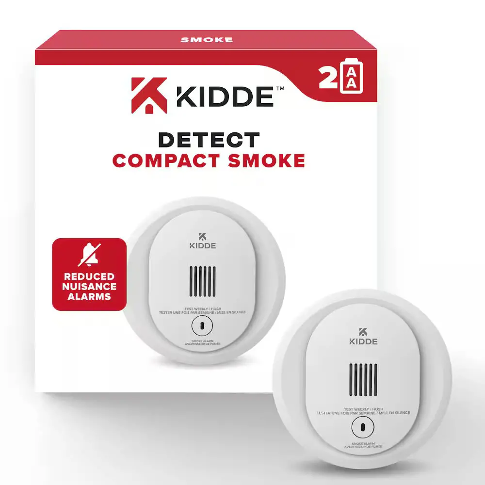 10Sdr-Ca - Smoke Alarm Compact 2Xaa Battery Operated 1