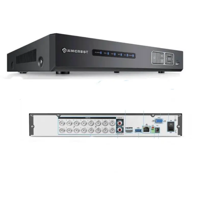 Amdv108116-S3 - Dvr 1080P 16Ch With 2Tb Hdd W/O Remote Control 1
