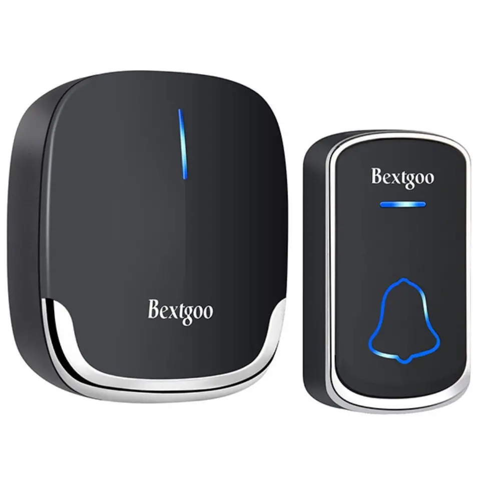 Ce-Doorbell-Bextgoo - Door Bell Wireless 400M Range 58 Melodious Chimes 5 Volumes 1