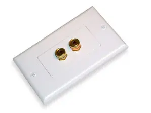 3324 - Wall Plate Binding Post 2Pos 1