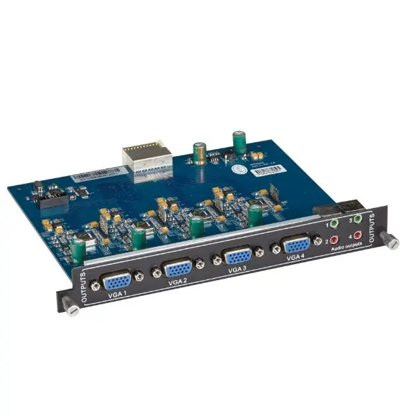 Avs-4O-Vga - Modular Video Matrix Switcher Output Card Vga And Audio 1