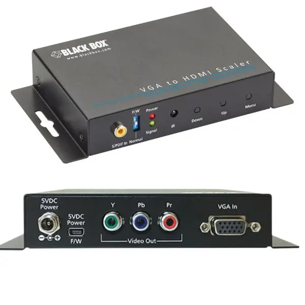 Avsc-Vga-Video - Vga To Component And Composite Video Scaler 5V 2A 1