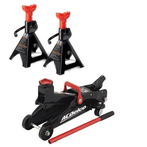 Gm7432 - Trolley Jack High Lift 2 Ton With 2 Jack Stands 1