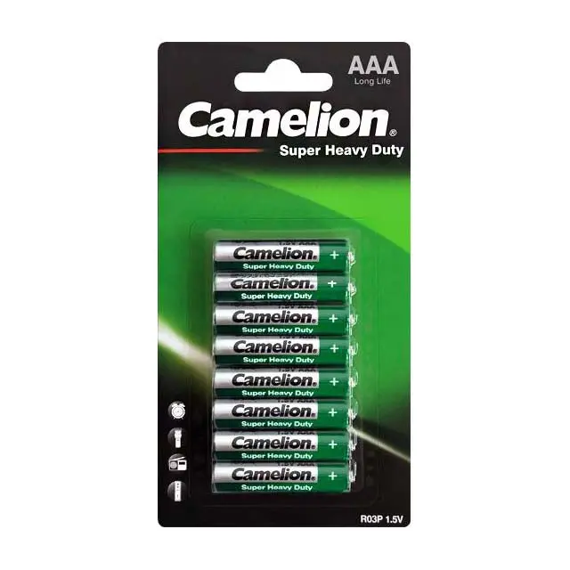 R03p-Bp8k - Battery Super Heavy Duty Aaa 1.5V (8 Pcs/Pkg) 1