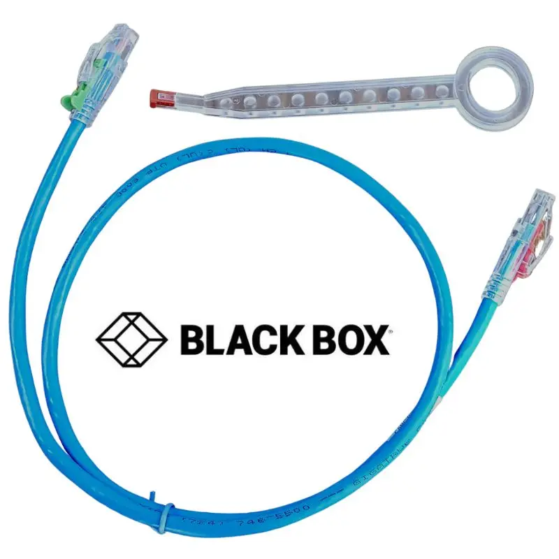 C6pc70-Bl-Smpl - Patch Cord Cat6 Blu 3Ft Lockable Snagless With Tool 1