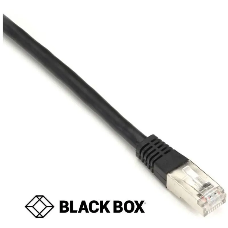 Evnsl0172bk-0007 - Patch Cord Cat5e Blk 7Ft Shield Boot 1
