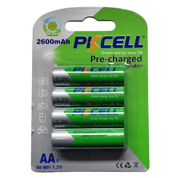 Nimh2600-4B - Battery Ni-Mh Aa 1.2V 2600Mah  (4 Pcs/Pkg) 1