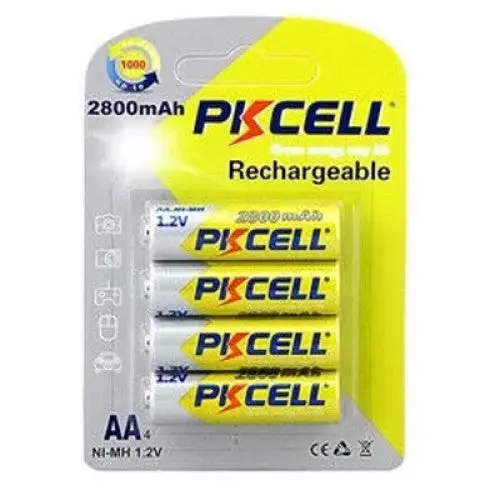 Nimh-2800Aa-4B - Battery Ni-Mh Aa 1.2V 2800Mah  (4 Pcs/Pkg) 1
