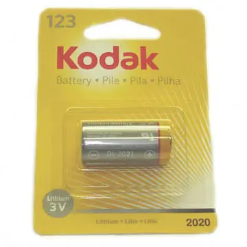123 - Battery Lithium 3V Photo Same As Cr123a 1