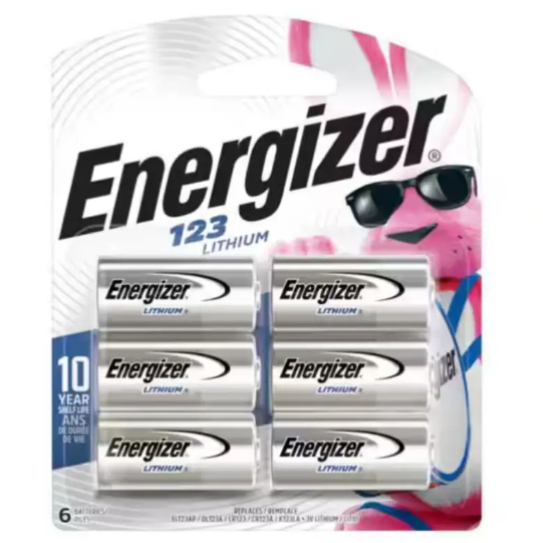 El123bp-6 - Battery Lithium 3V Cr123 Dl123a El123ap K123la Replacement (6 Pcs/Pkg) 1