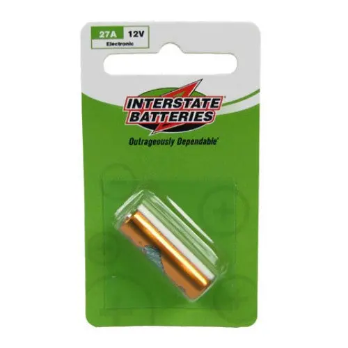 27A - Battery Alkaline 12V Mfr#27A Replace:A27/Gp27/L828/Mn27/El812 1