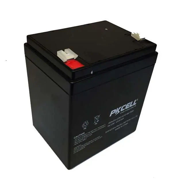Pk1250 - Battery Lead Acid 12V 5Ah .187Qt 3.5X2.75X3.97In (90X70x101mm) 1