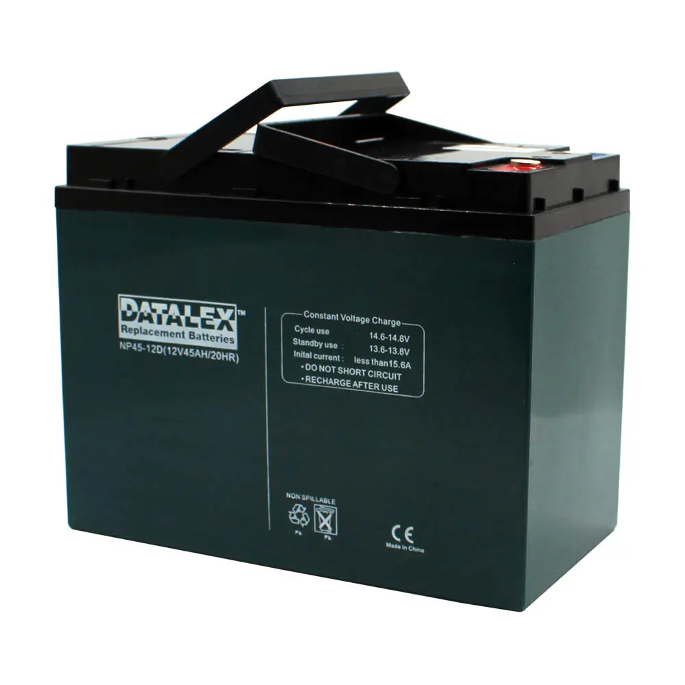 Np45-12D - Battery Lead Acid 12V 45Ah Bolt 9X7.75X4.75In 1