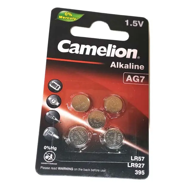 Lr926-927-Ag7-Bp5 - Battery Alakaline 395 Replacement Of Lr57 Lr927 (5 Pcs/Pkg) 1