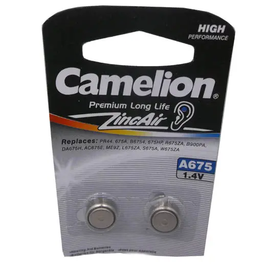 A675-Bp2 - Battery Zinc Air A675 1.4V Hearing Aid 1
