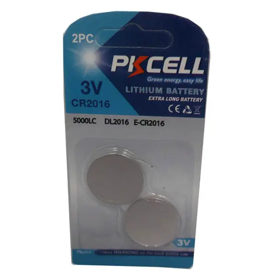 Cr2016-2B - Battery Lithium 3V Coin Cr2016  (2 Pcs/Pkg) 1