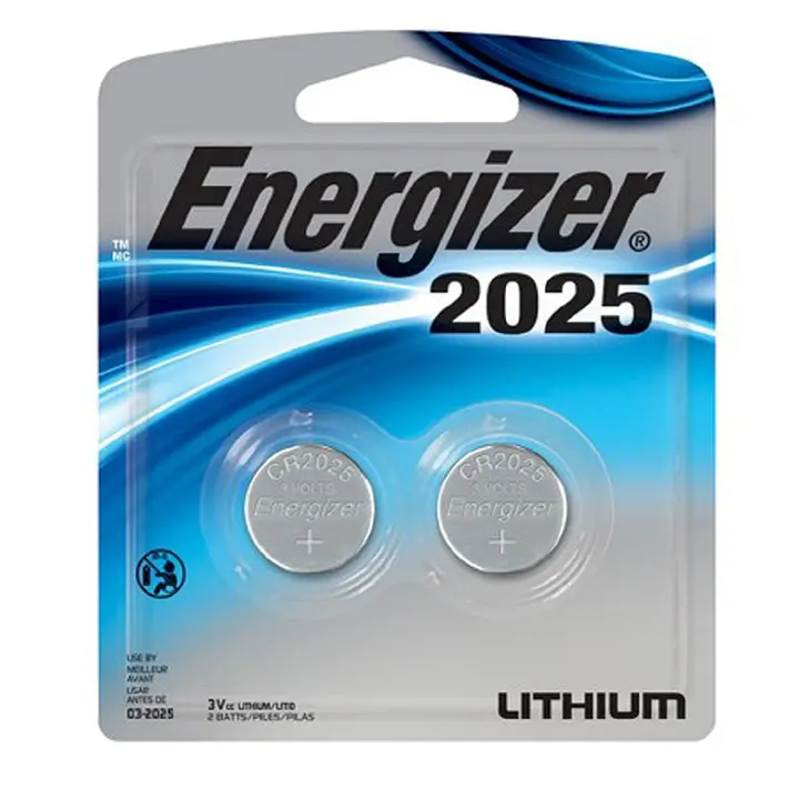 Cr2025 - Battery Lithium 3V Coin Cr2025  (2 Pcs/Pkg) 1