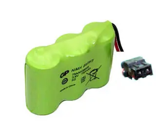 75Aah3bms - Battery Ni-Mh 3X2/3Aa 750Ma Mit 1