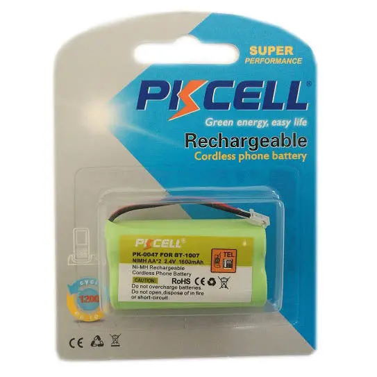 Pk-0047 Universal Conn - Battery Ni-Mh 2Xaa 1600Mah 2.4V Universal Conn 1