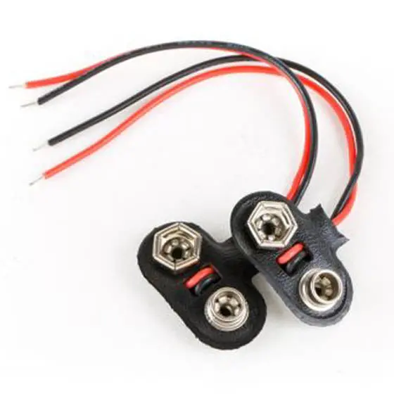 Ls-00033 - Battery Snap 9V T Vinyl Cover 4.5Inches (2 Pcs/Pkg) 1