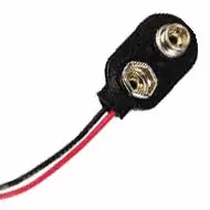 32-8006 - Battery Snap 9V I Type Plas 6In  (5 Pcs/Pkg) 1
