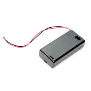 Bfh-2702A - Battery Holder Aax2 With Switch And Black Cover Plastic 1