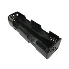 2700407 - Battery Holder Aax8 Plastic Blk Snap 1