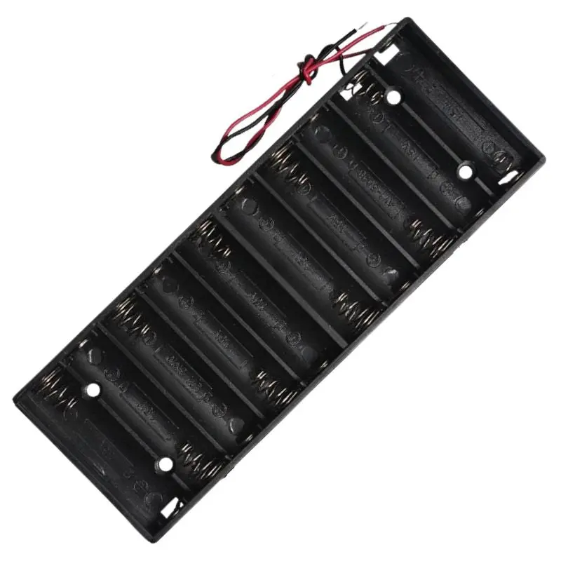 Batth-000010 - Battery Holder Aax10 Plastic Blk With Wire 1