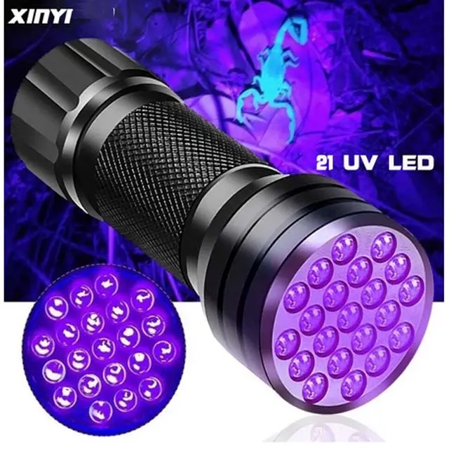 Bhh-1699 - Flashlight Black Light 3Led 3Aaa Ultra Violet Invisible Inkmarker 1