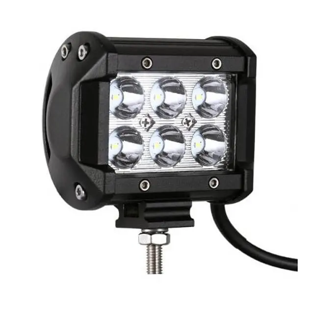 03304 - Light Bar 6 Led 10-30Vdc 1500Lm 3.5X3.1In 6000K 1.5A 18W Ip67 1