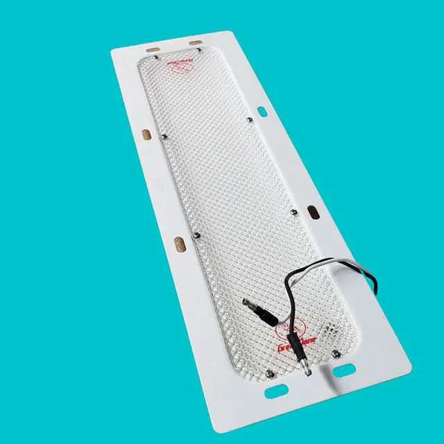6161 - Dome Lamp Rect 18 Led 12Vdc 2.2A 1200Lm 5.76(W)X18.26(L)In 1