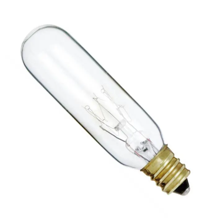 15T6/Can/Cl 145V - Bulb Screw 145V 100Ma T6 E12 Candelabra 19Mmx76mm Clear 1
