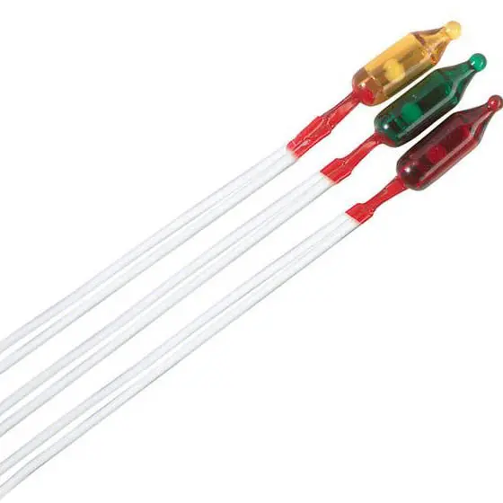 1272-1098 - Bulb 6V 60Ma 4X12mm W/120Mm Wire Assorted Color 3Pcs/Pack (3 Pcs/Pkg) 1