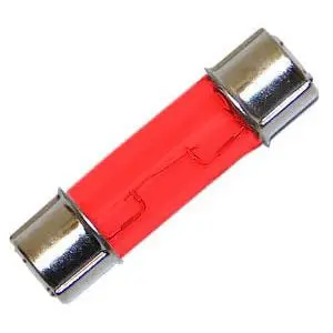 211-2R-Bp - Fuse Lamp 12.8V 370Ma Red 11X43mm Double End Cap (2 Pcs/Pkg) 1