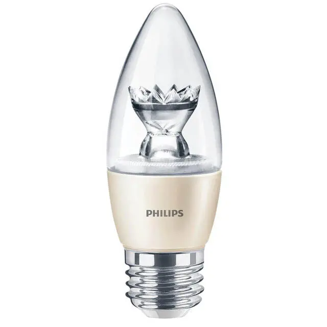 435065P - Bulb Led B13 E26 Soft White 4.5W Dimmable 120V Blunt Tip 2700K 1
