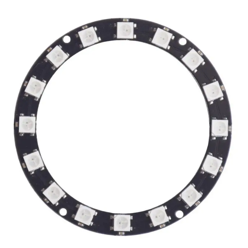 Ledrg-001587 - Led Ring Rgb 16Bit 5V 8.5Cms Od Ws2812b 24Bit 1