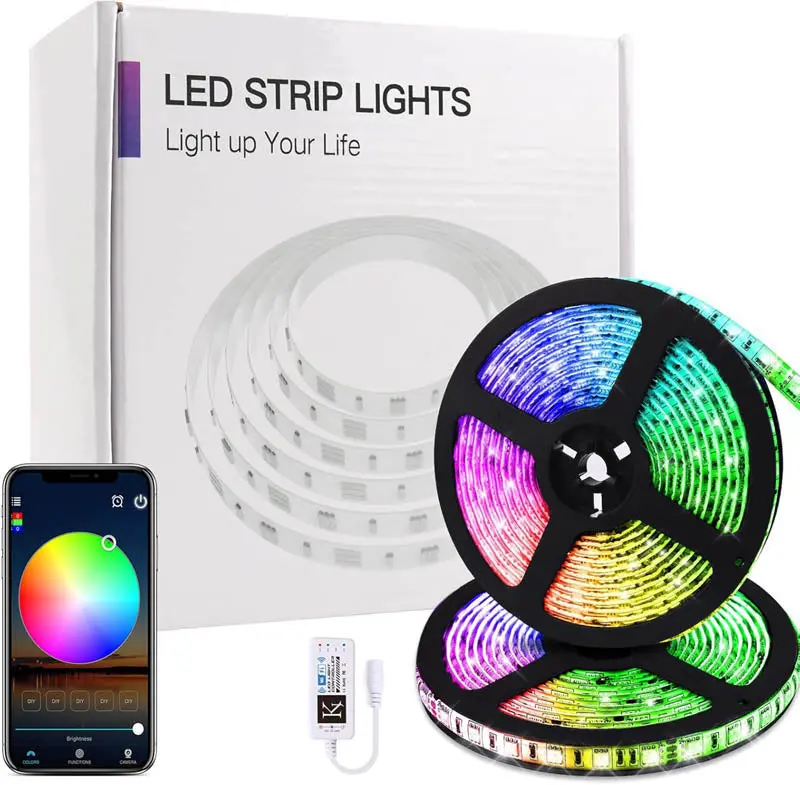 X001z3m6gd - Led Flexible Strip Rgb 2X16ft Bluetooth 12Vdc Psu Not Included 1