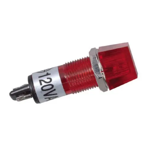 1272-0704 - Indicator 120V 10Mm Red Chmt Sol 1